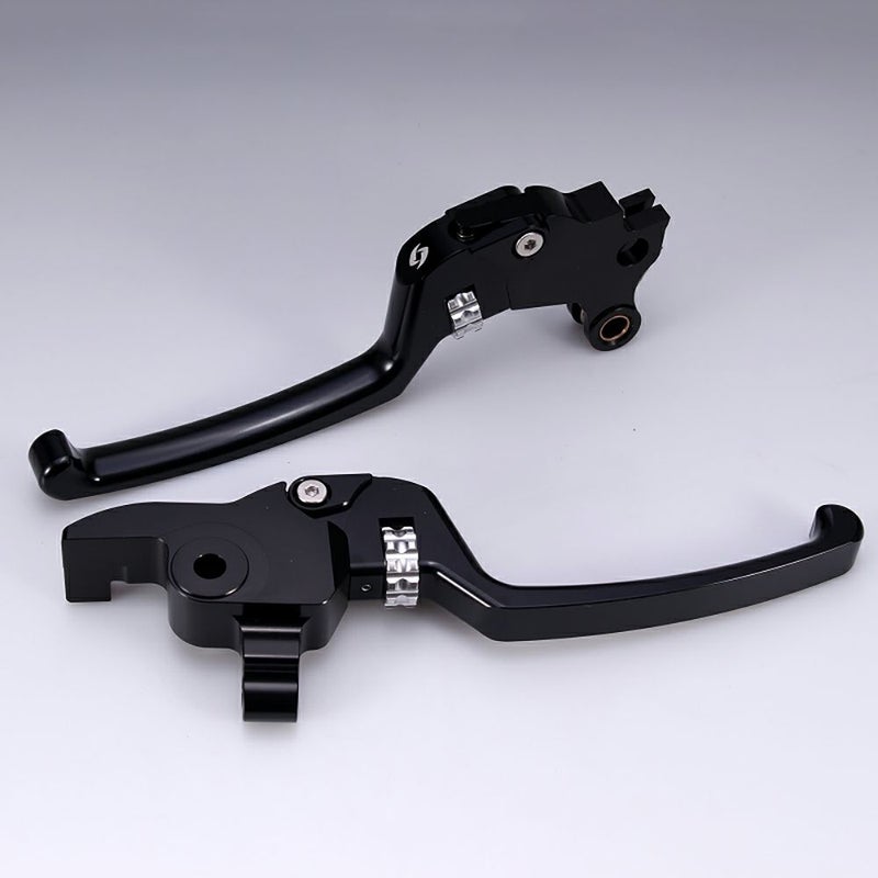 アジャスタブル・レバーセット (ブラック/シルバー)