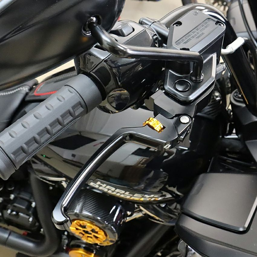 アジャスタブル・レバーセット (ブラック/ゴールド)