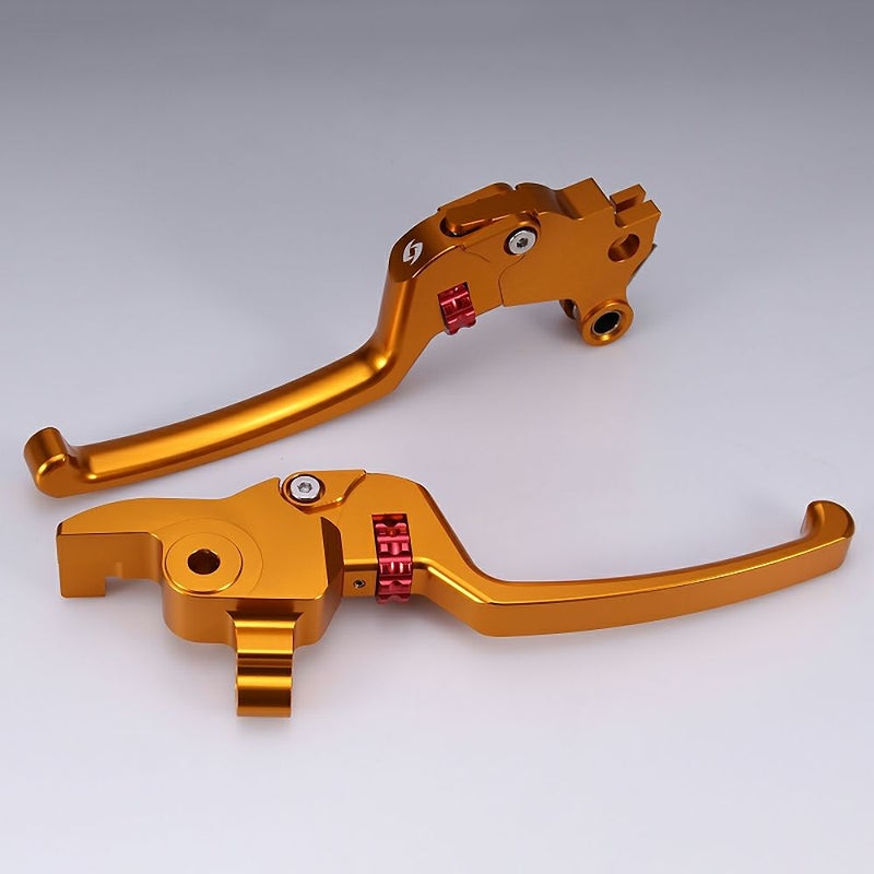 アジャスタブル・レバーセット (ゴールド/レッド)