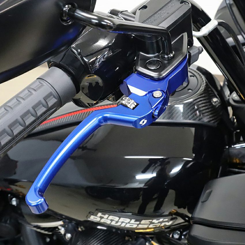 アジャスタブル・レバーセット (ブルー/シルバー)