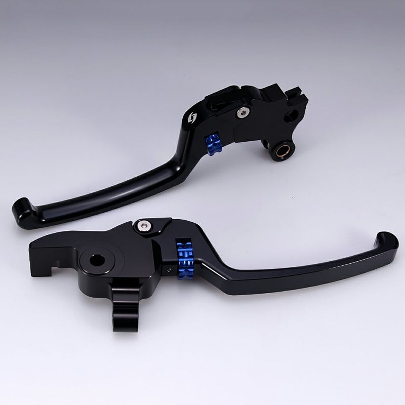 アジャスタブル・レバーセット (ブラック/ブルー)