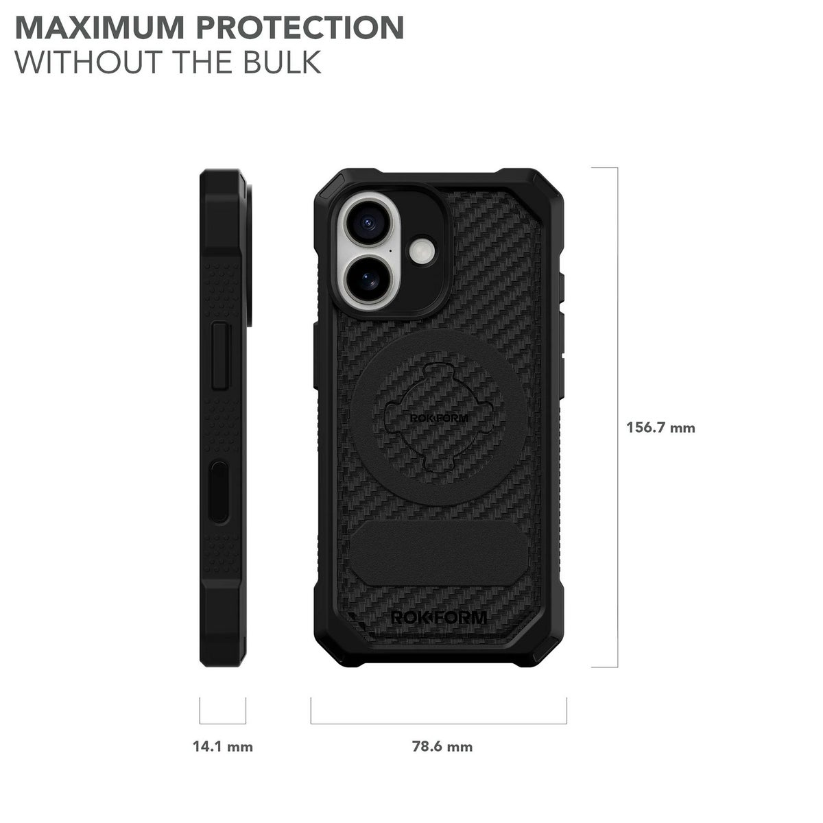 iPhone 17 Ruggedケース (ブラック)4