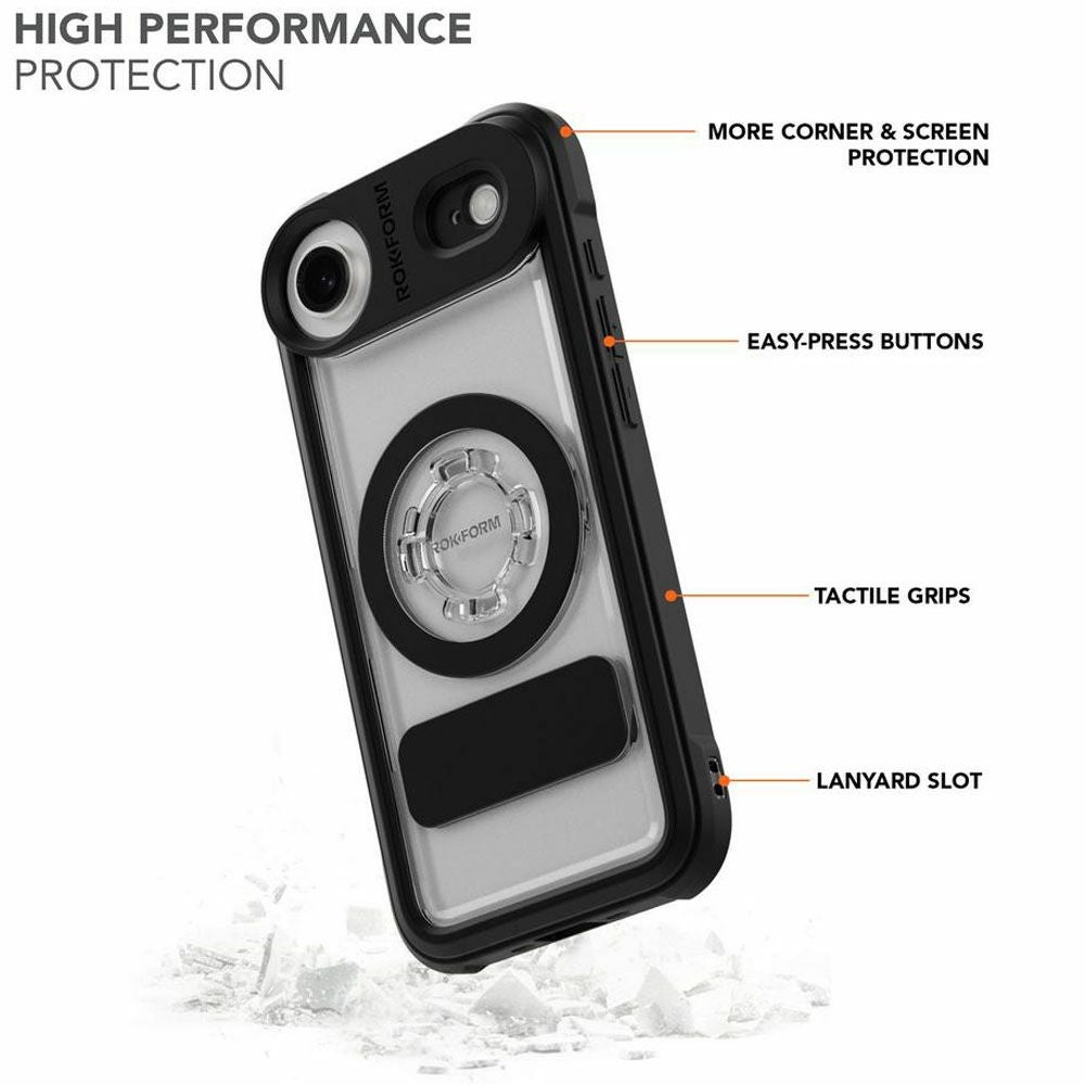  ロックフォーム iPhone 17 Air Ruggedケース (クリスタル)