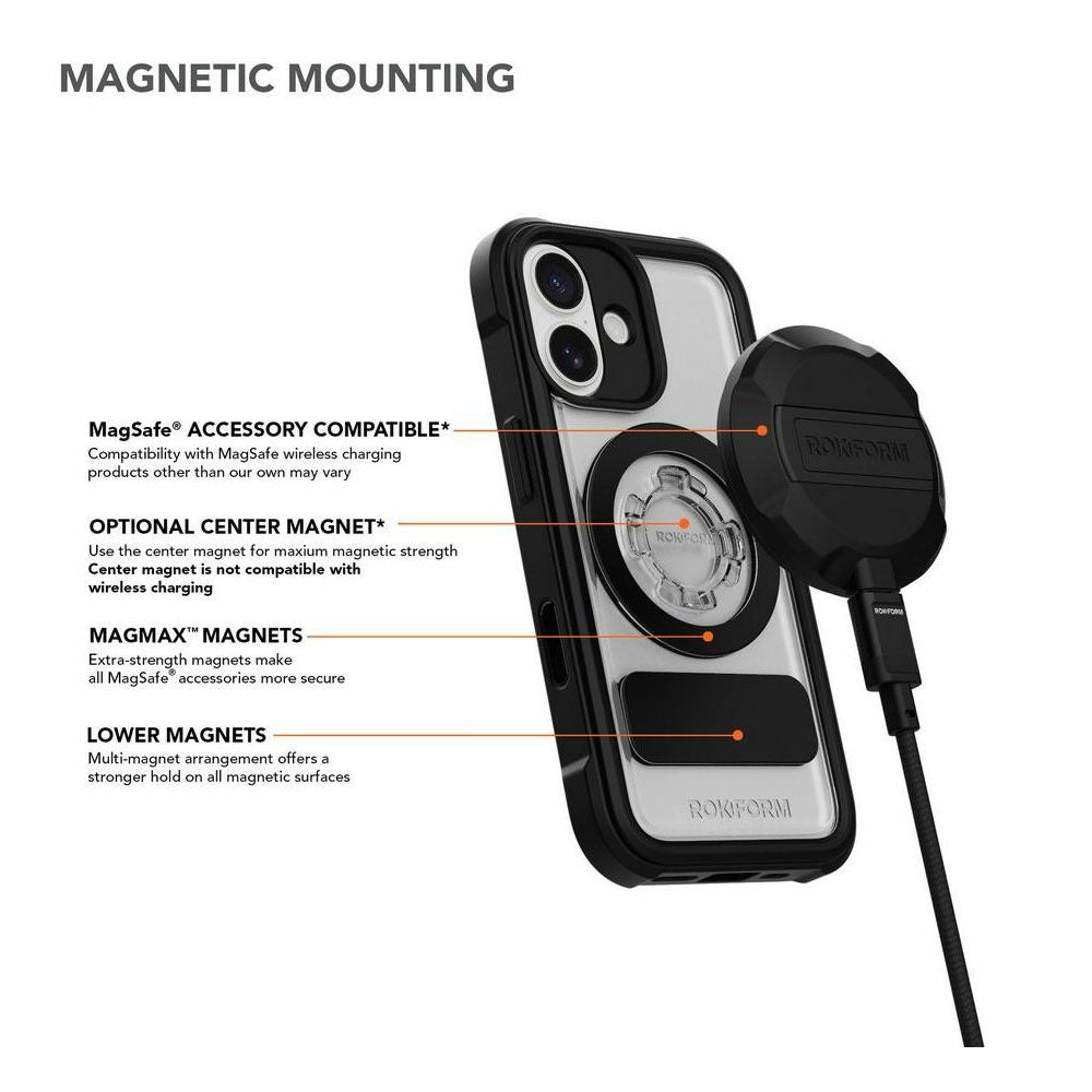 ロックフォーム iPhone 17 Ruggedケース (クリスタル) 