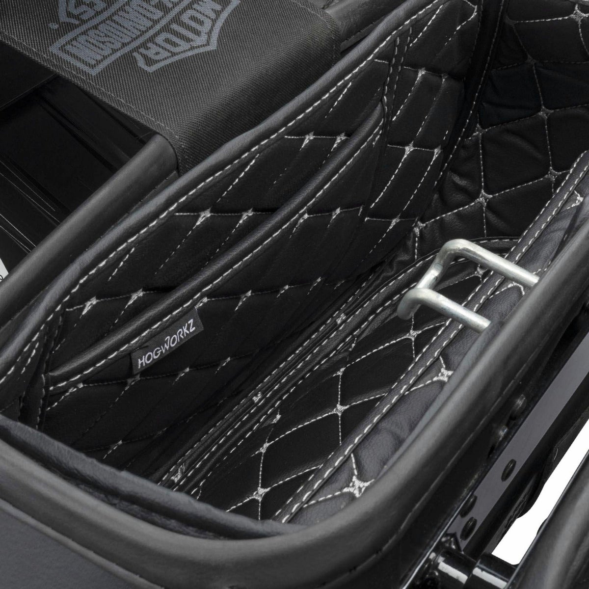 2018以降 FLHC/S サドルバッグライナー シルバーステッチ HogWorkz（ホグワークズ） 3