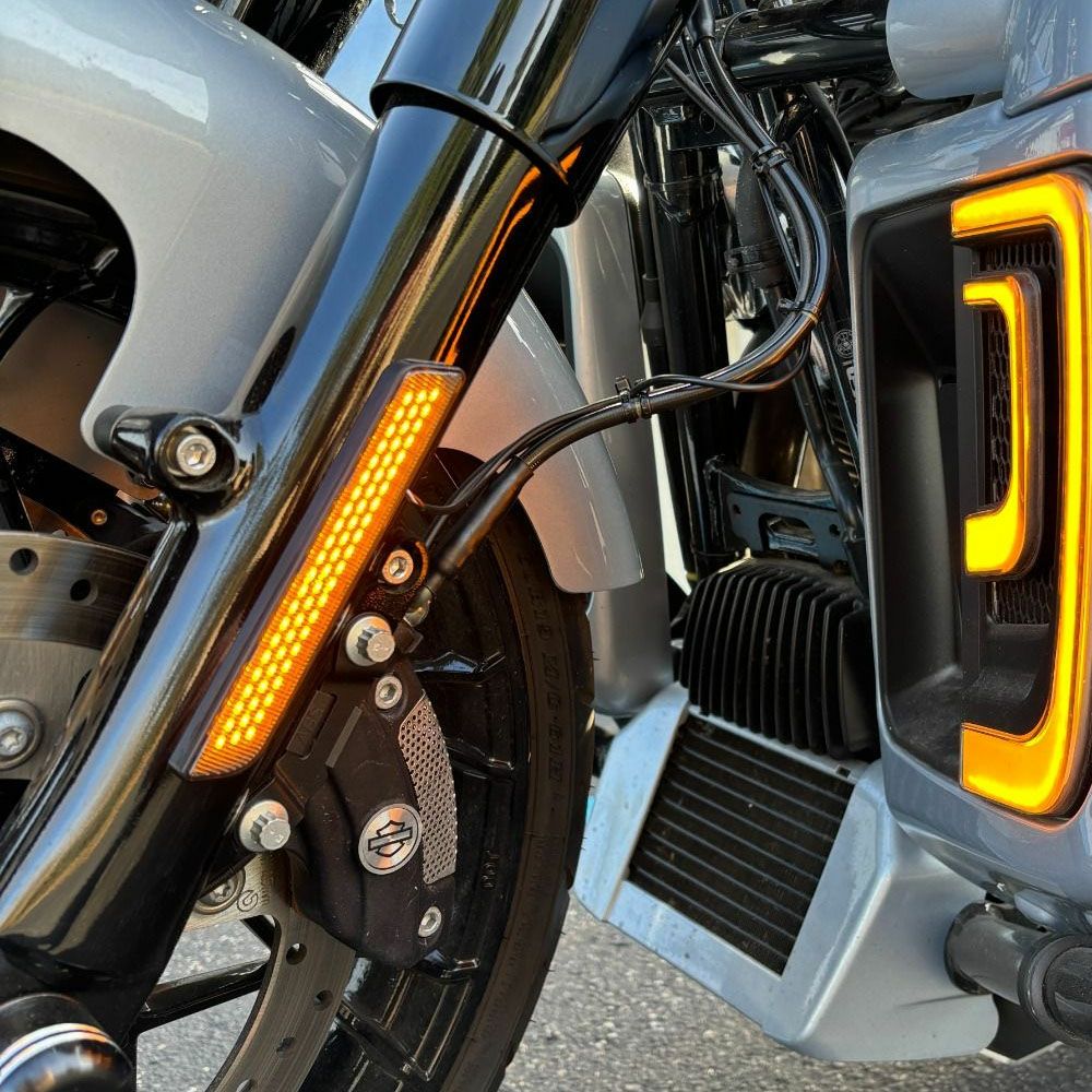 2014～2023 ツーリング LEDフロントフォークライト HogWorkz（ホグワークズ） 3