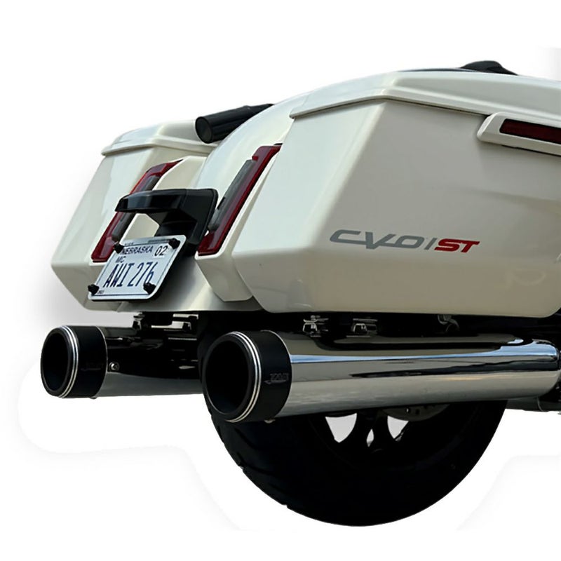 レッドライン パフォーマンス・スリップオンマフラー (クローム)