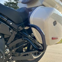 FXLRST ローライダーST サドルバッグガード ブラック HogWorkz（ホグワークズ）