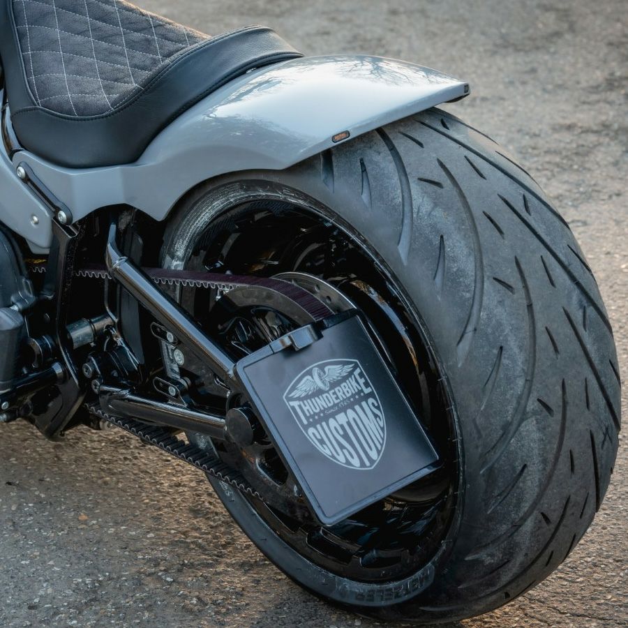 サンダーバイク スチールリアフェンダーキット (3-1テールライト付