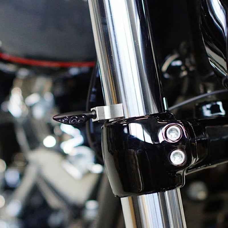 49mm フォーク用 マイクロウィンカーステー (シルバー)