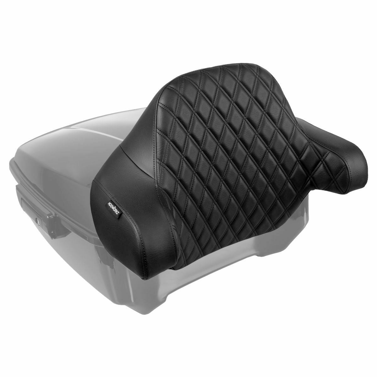 2014以降 ツーリング キングツアーパック用 バックレスト ブラックダイアモンドステッチ HogWorkz（ホグワークズ）