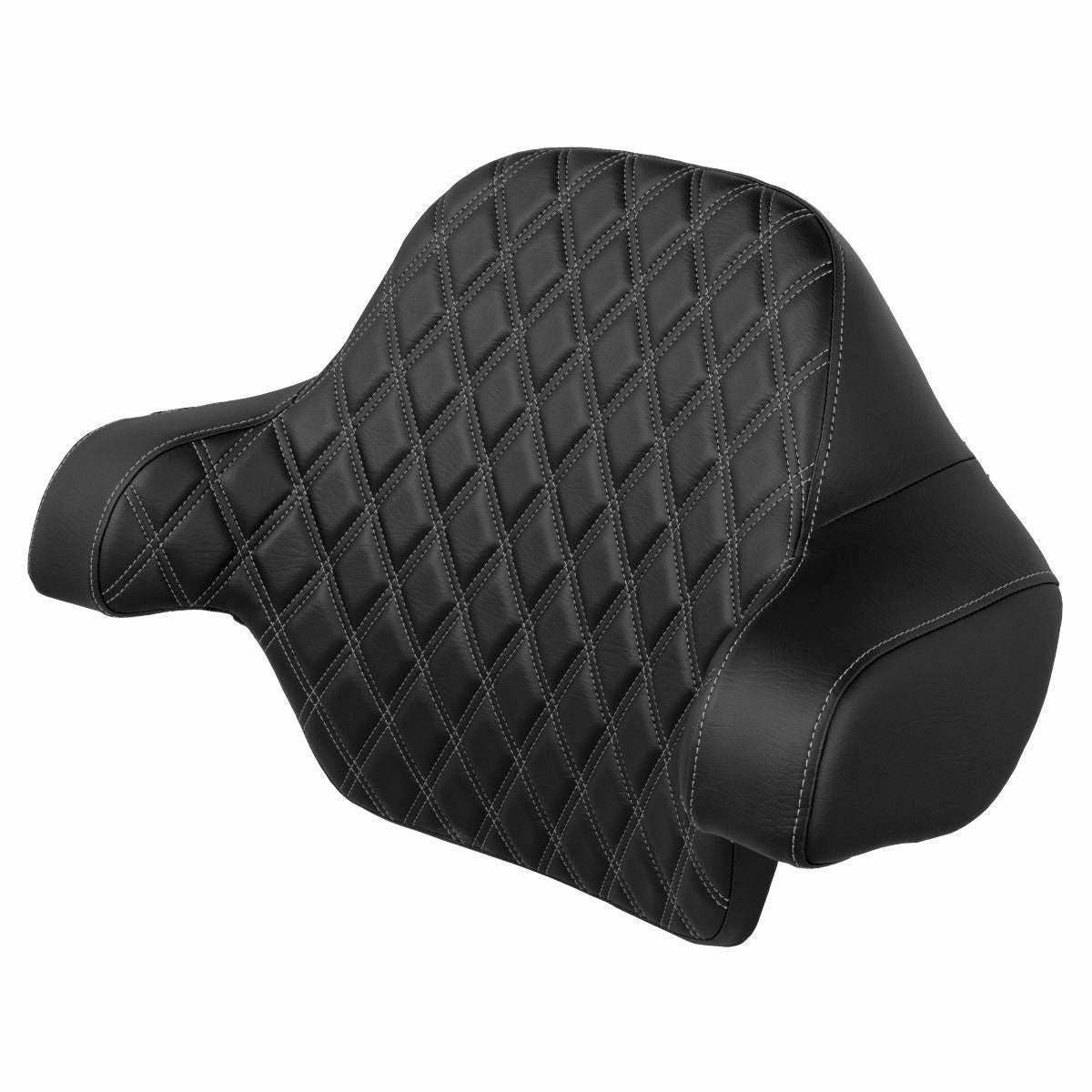 2014以降 ツーリング キングツアーパック用 バックレスト シルバーダイアモンドステッチ HogWorkz（ホグワークズ） 5