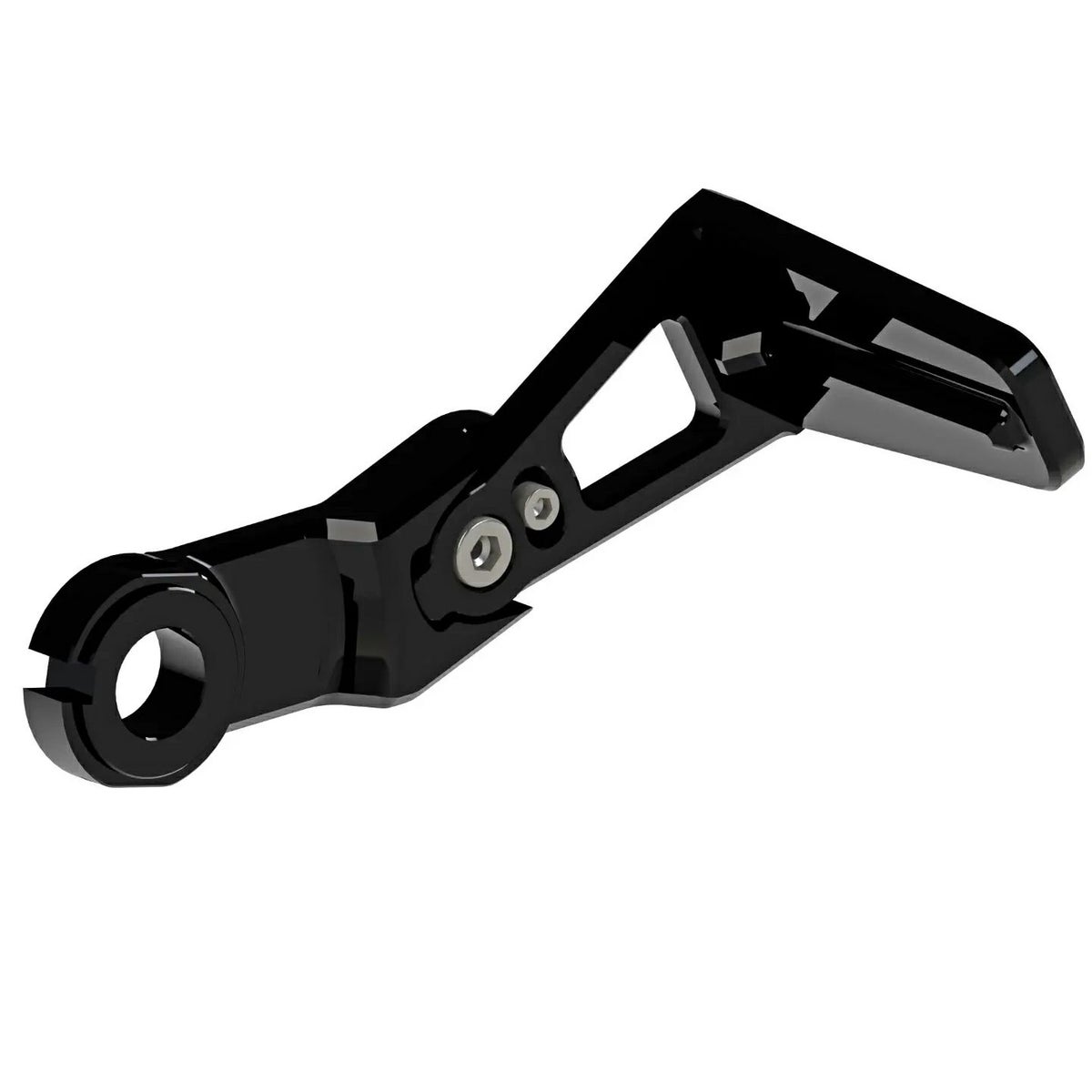 ミディアムレングス・サイドマウント ライセンスプレートブラケット (マットブラック)1