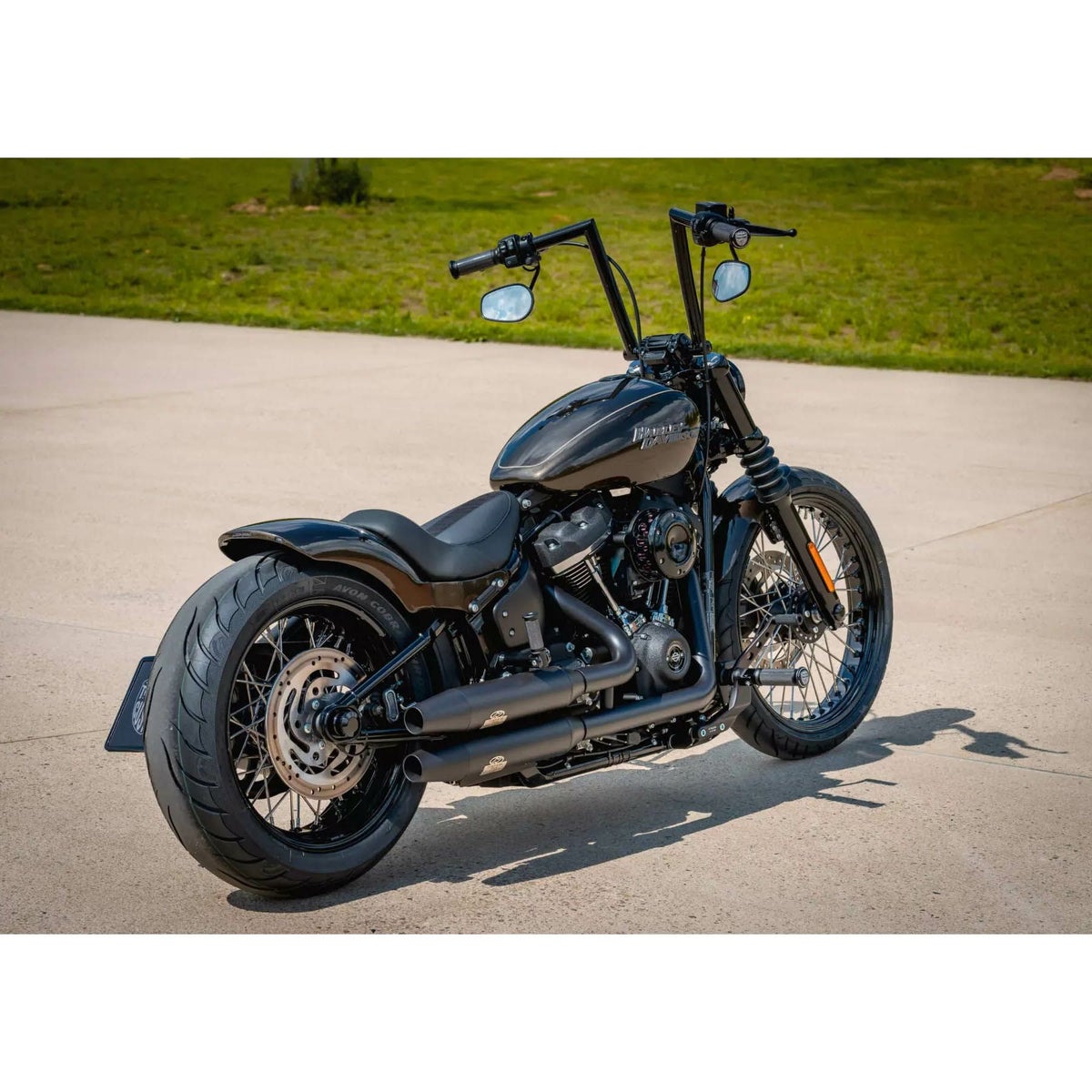 スチールリアフェンダー用 レザー・ソロシート4