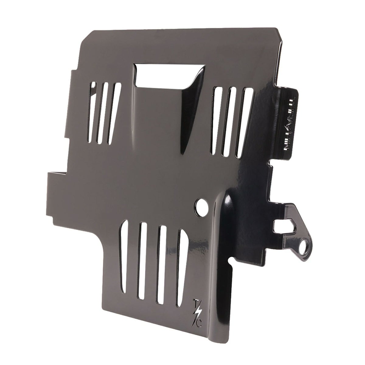 スチール スキッドプレート (ブラック)1