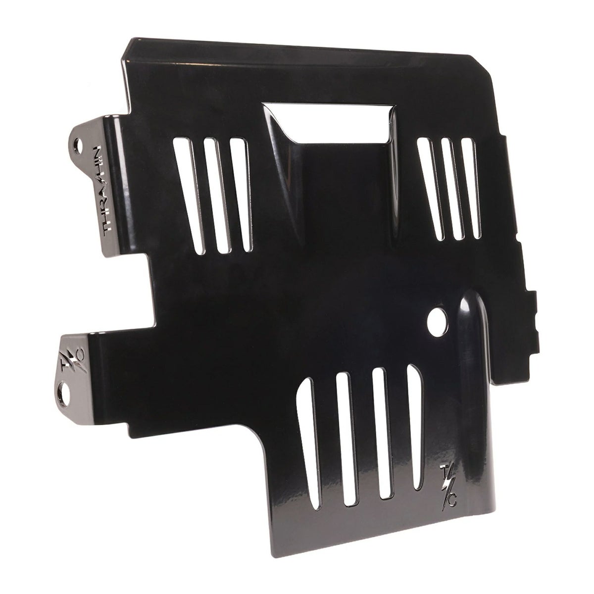 スチール スキッドプレート (ブラック)8