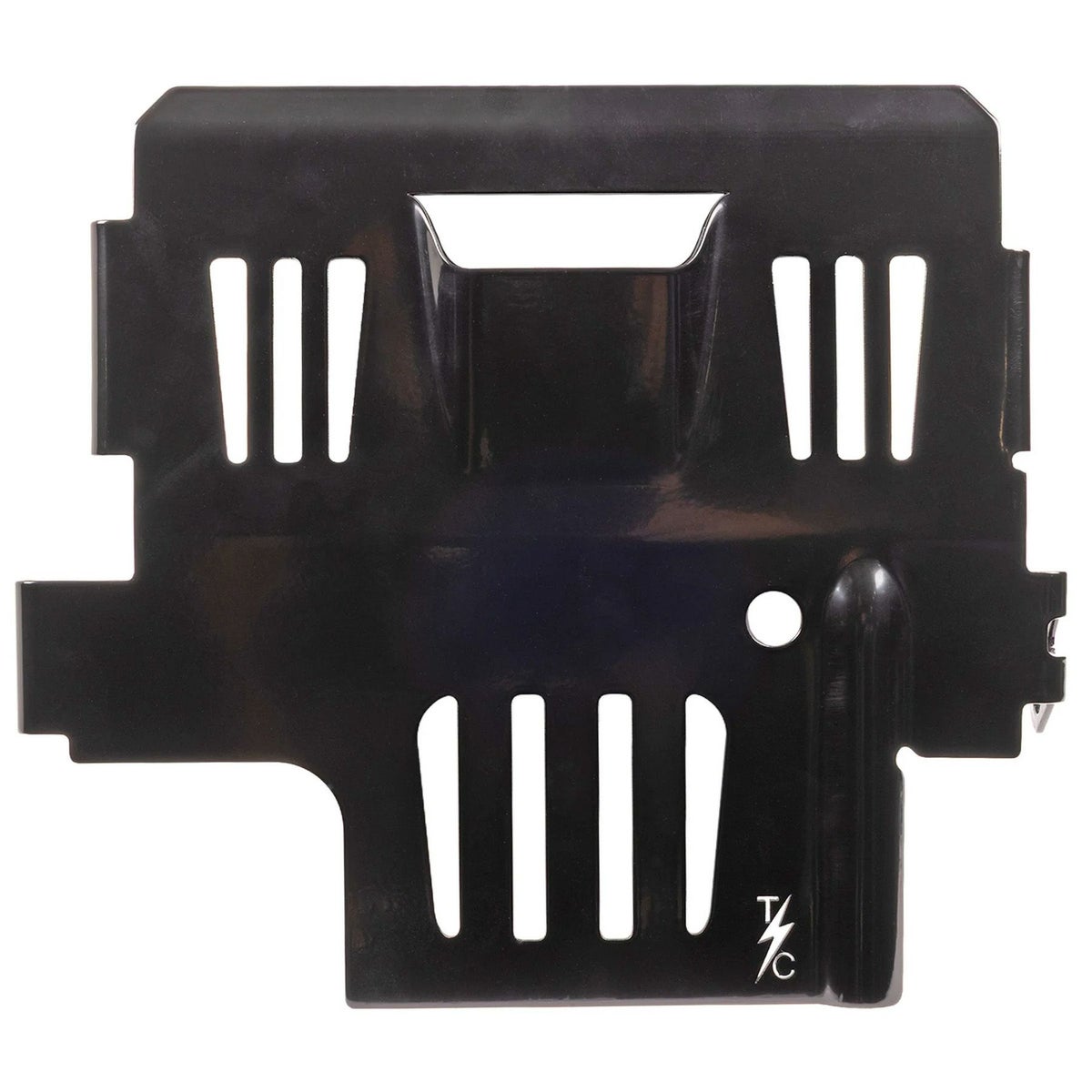 スチール スキッドプレート (ブラック)9