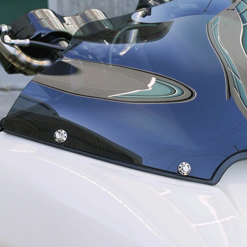 Arlenness（アレンネス） チタン 12ポイント ウインドシールドボルトキット ポリッシュ 2015～2023 ロードグライド