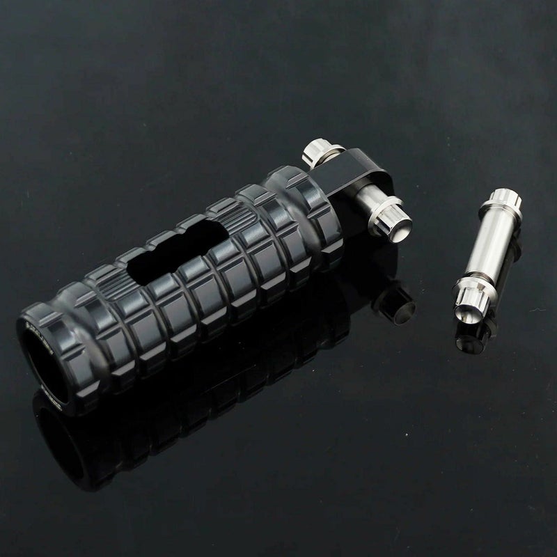 Arlenness（アレンネス） チタン 12ポイント フットペグボルトキット ポリッシュ オス型マウウント用