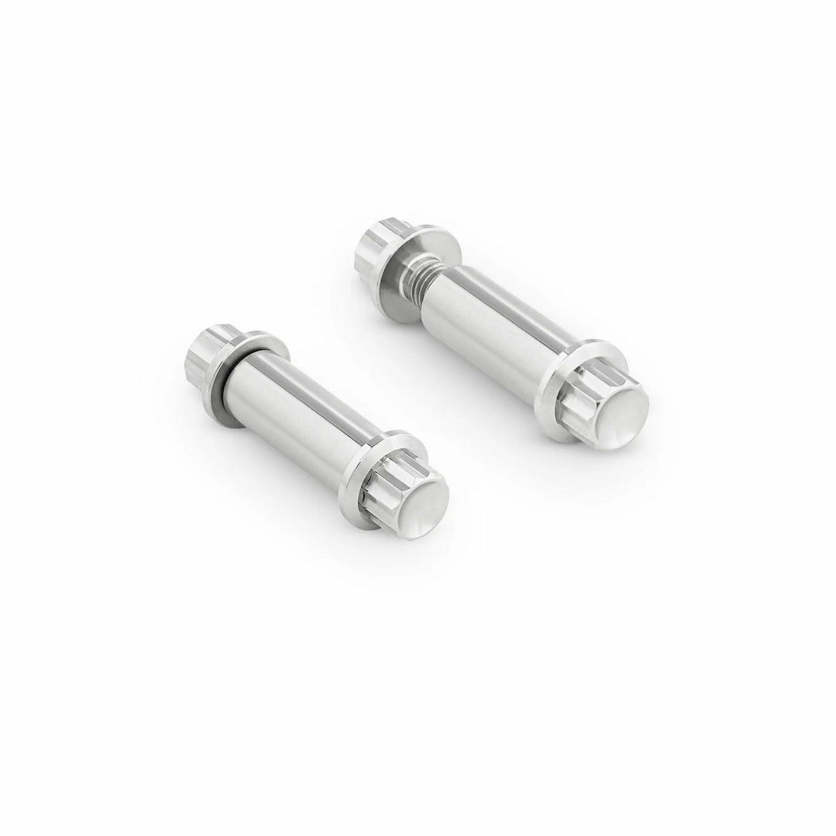 Arlenness（アレンネス） チタン 12ポイント フットペグボルトキット ポリッシュ オス型マウウント用 3