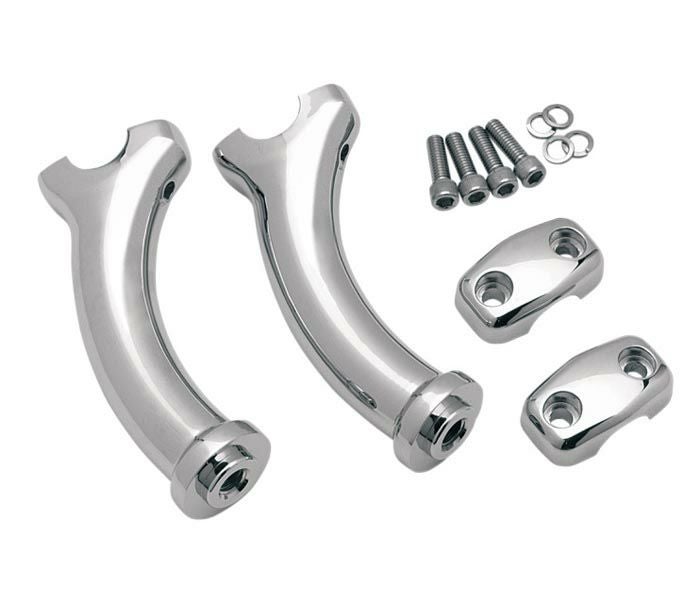 クローム・ライザーキット　カーブ・プルバック　5.5インチ　FXSTDスタイル-02