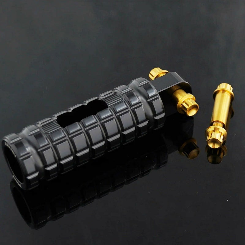 Arlenness（アレンネス） チタン 12ポイント フットペグボルトキット ゴールド オス型マウウント用