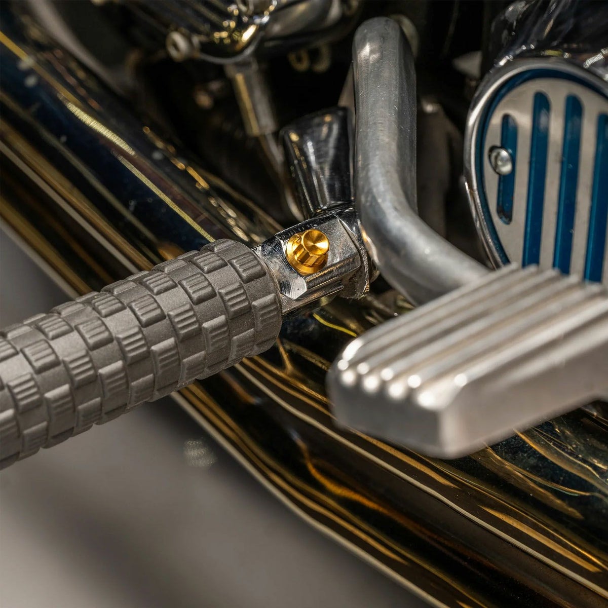 Arlenness（アレンネス） チタン 12ポイント フットペグボルトキット ゴールド オス型マウウント用 2