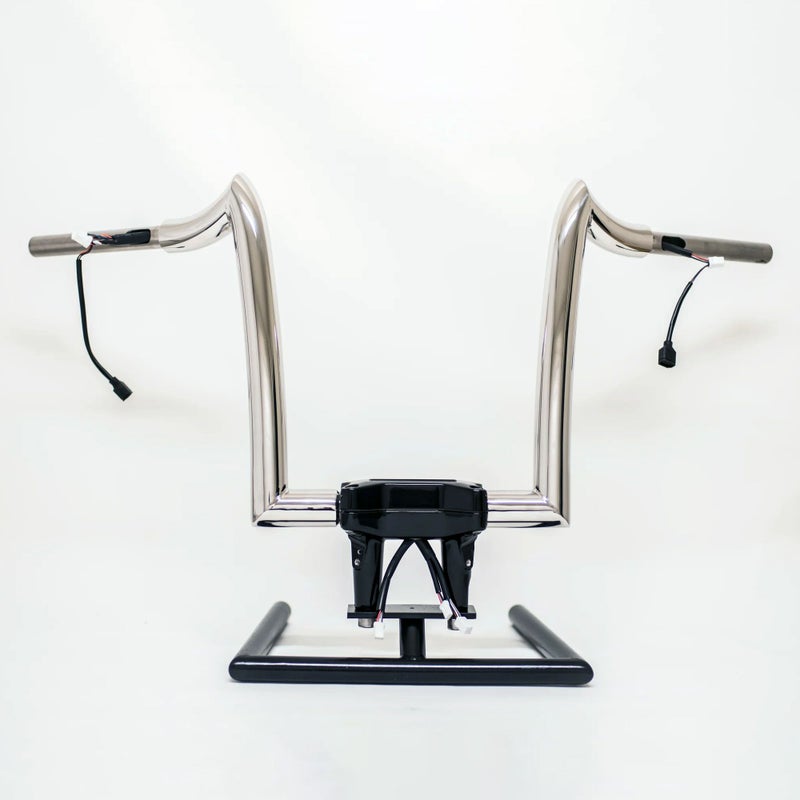 オーナリー・エイプ 配線済ハンドルバー 12インチ (ポリッシュ)