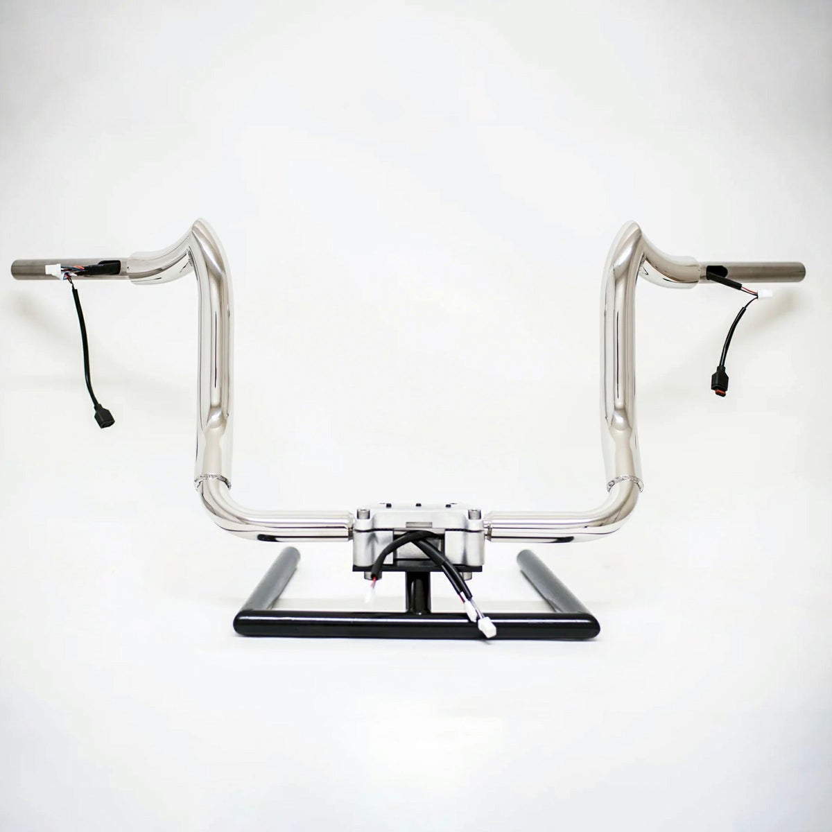 バイソンバガー・ 配線済ハンドルバー 12インチ (ポリッシュ)