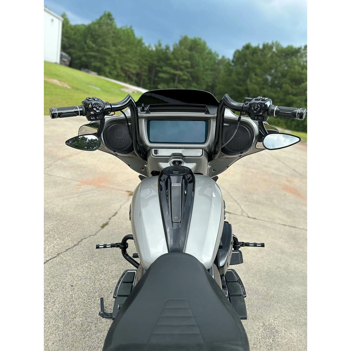 バイソンバガー・ 配線済ハンドルバー 14インチ (グロスブラック)4