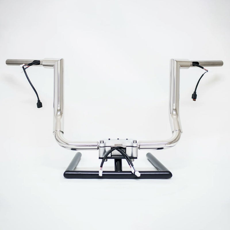 パトリオットバガー・ 配線済ハンドルバー 10インチ (ポリッシュ)