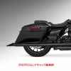 1995～2016 ツーリング 2.5インチ スリップオンマフラー 36インチ ブラック フリーダムパフォーマンス 2