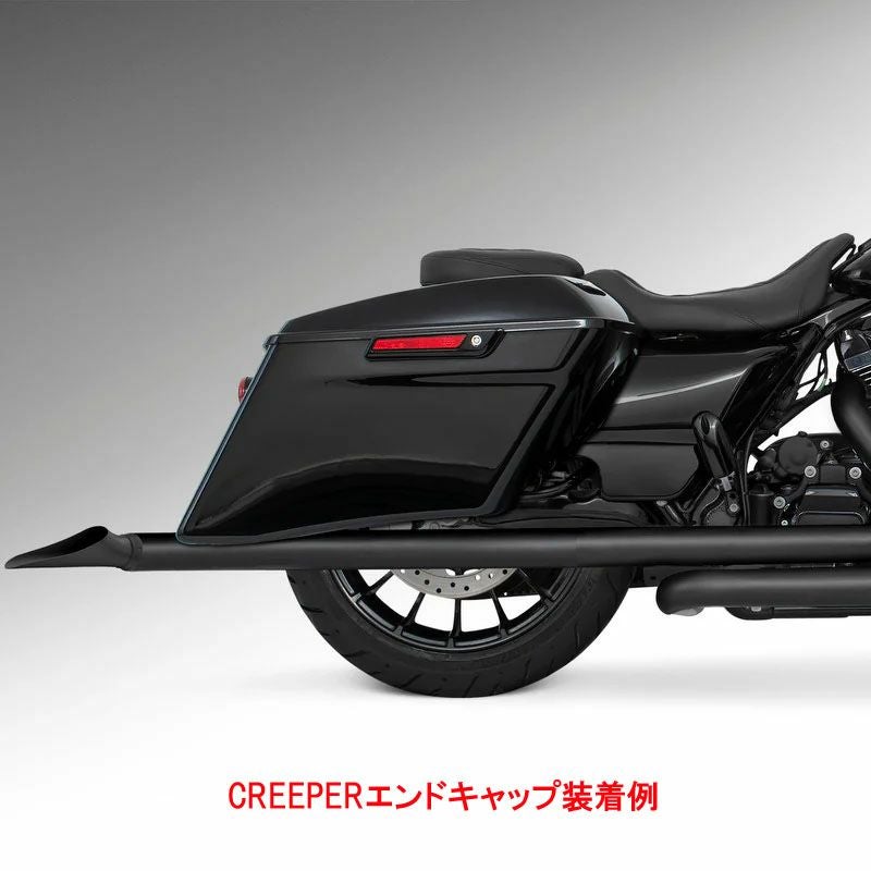 1995～2016 ツーリング 2.5インチ スリップオンマフラー 39インチ ブラック フリーダムパフォーマンス 3