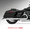 1995～2016 ツーリング 2.5インチ スリップオンマフラー 33インチ クローム フリーダムパフォーマンス 2