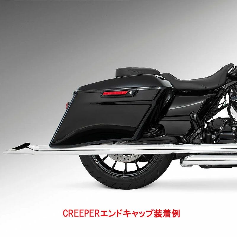 1995～2016 ツーリング 2.5インチ スリップオンマフラー 39インチ クローム フリーダムパフォーマンス 2