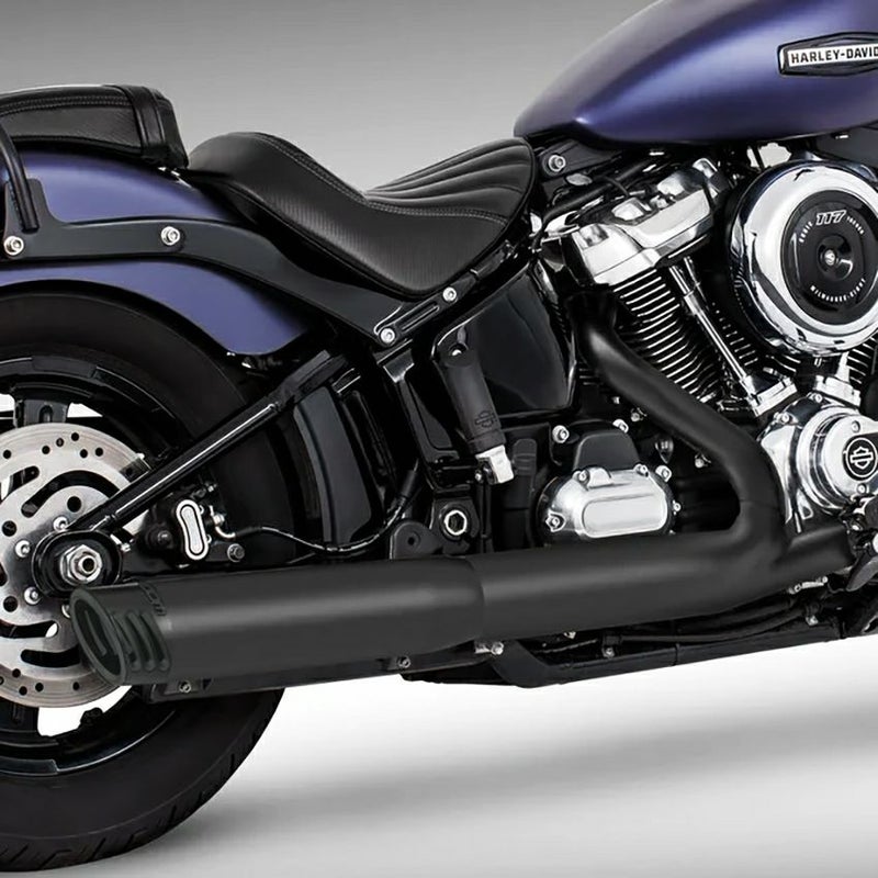 4インチ・スリップオンマフラー レーシング （ブラック/ブラック)