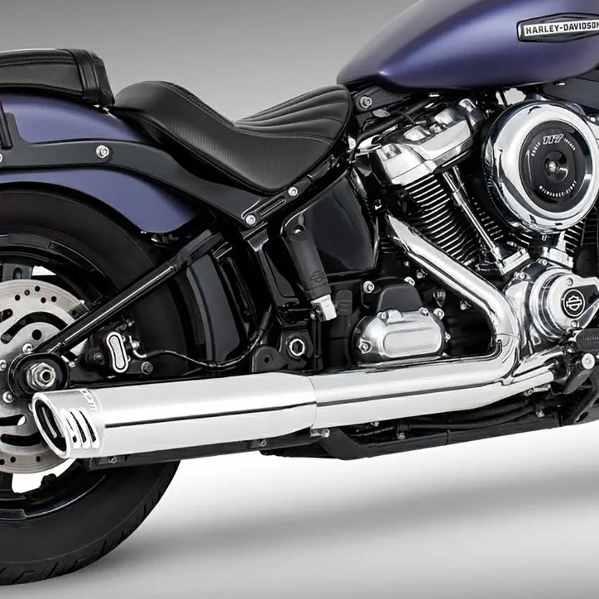 4インチ・スリップオンマフラー レーシング （クローム/クローム)