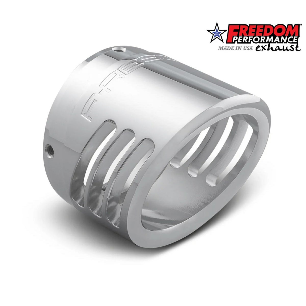 4インチ・スリップオンマフラー レーシング （クローム/クローム)2