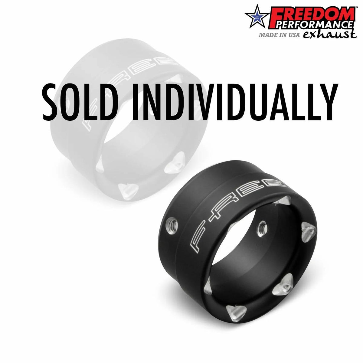 2.5インチ マフラー用 ストレートカット エンドキャップ コントラスト フリーダムパフォーマンス