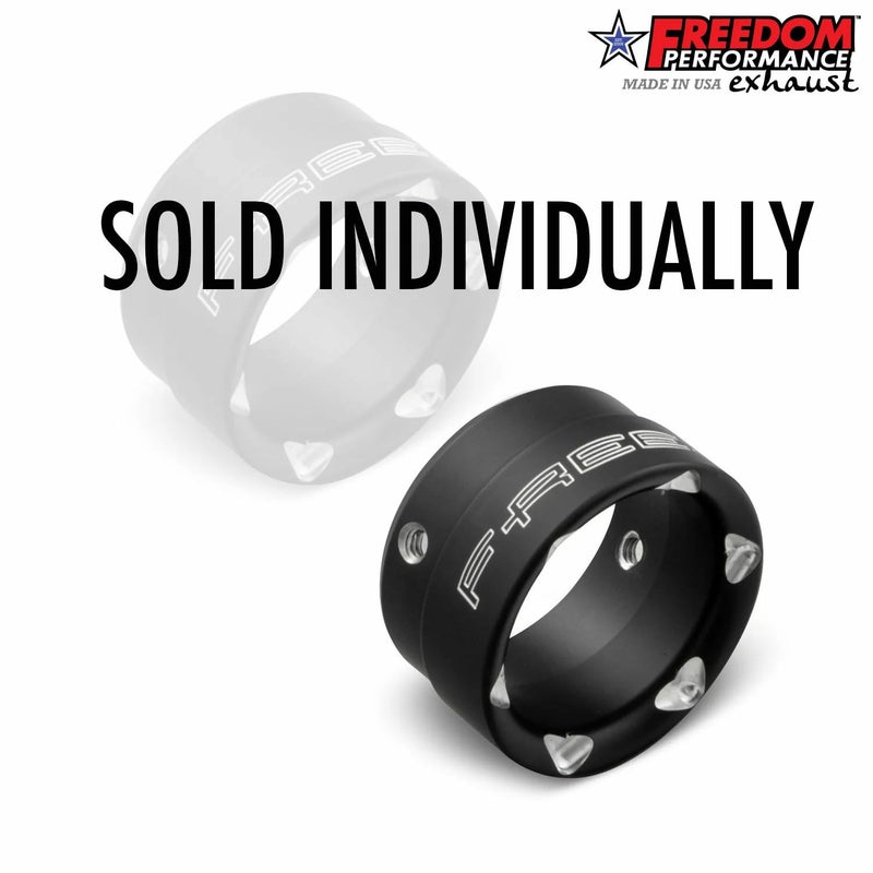 2.5インチ マフラー用 ストレートカット エンドキャップ コントラスト フリーダムパフォーマンス