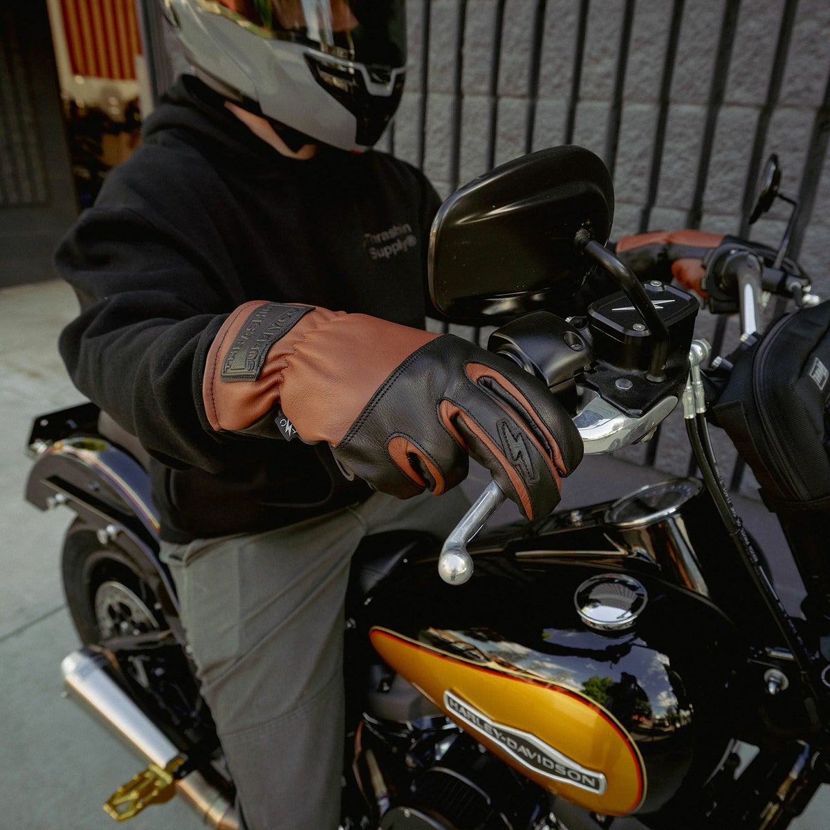 エース ローパーグローブ (ブラック/ブラウン)4