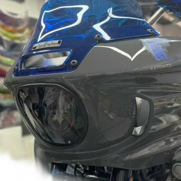 ローライダーST ヘッドライトプロテクトカバー スモーク