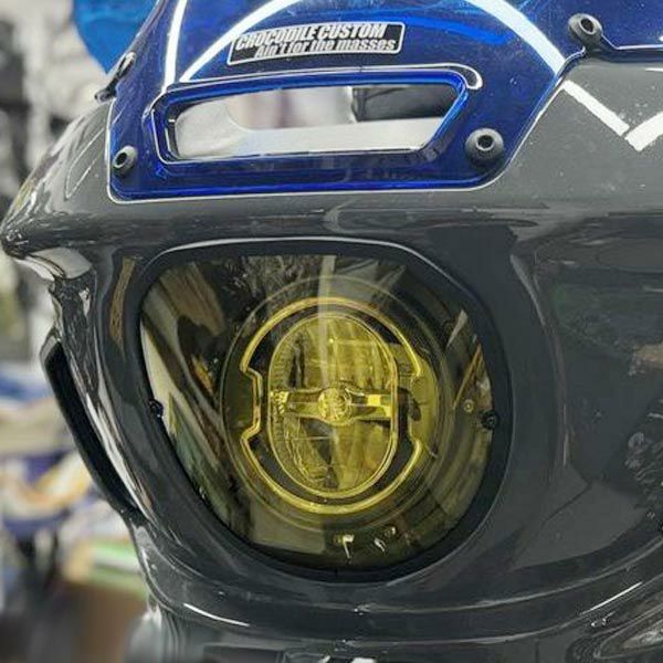 ローライダーST ヘッドライトプロテクトカバー イエロー
