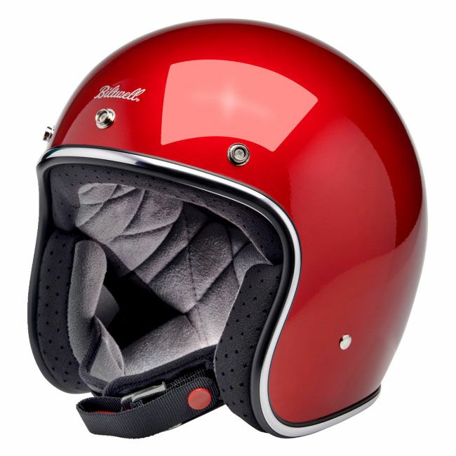 BILTWELL(ビルトウェル) BONANZA ジェットヘルメット メタリックチェリーレッド