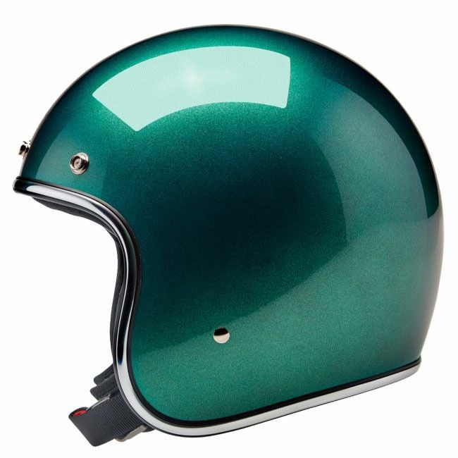 BILTWELL(ビルトウェル) BONANZA ジェットヘルメット メタリックカタリナグリーン 3
