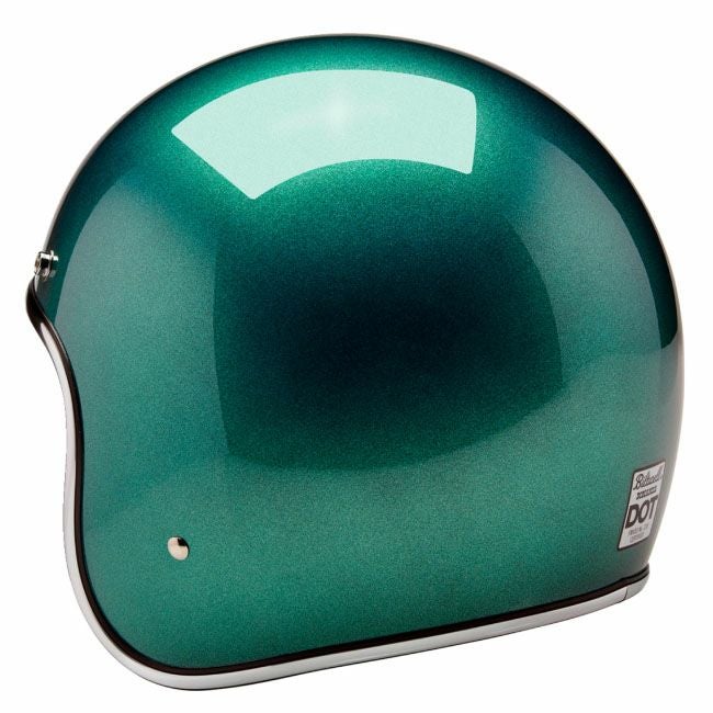 BILTWELL(ビルトウェル) BONANZA ジェットヘルメット メタリックカタリナグリーン 4