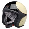 BILTWELL(ビルトウェル) BONANZA ジェットヘルメット ビンテージホワイト/ブラックスカロップ