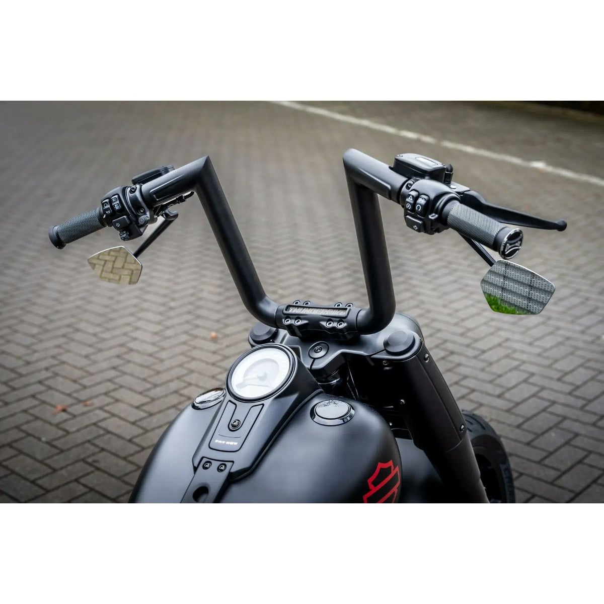 アトラスワイド・ハンドルバー 35cm (マットブラック)3