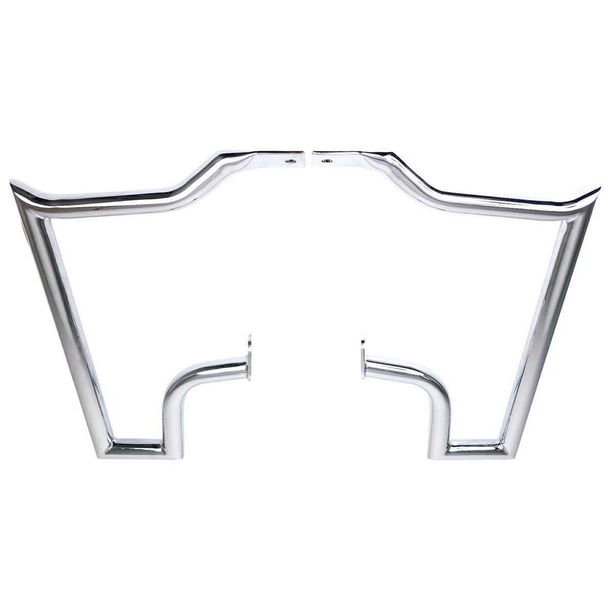 サドルバッグガード 4インチマフラー対応 (クローム)2