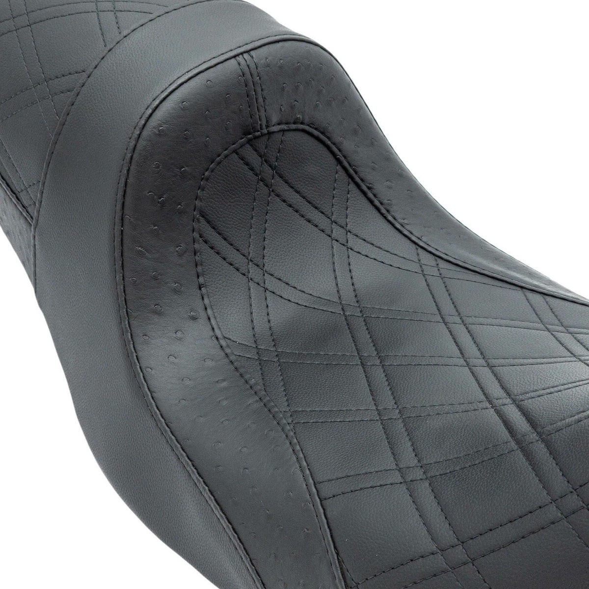 ファストバック・ツーアップ レザーシート (オストリッチ/ミッドナイト)1